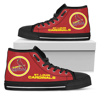 Circle Logo St. Louis Cardinals High Top Shoes