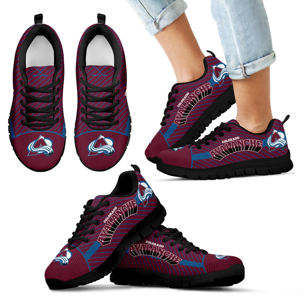 Lovely Stylish Fabulous Little Dots Colorado Avalanche Sneakers