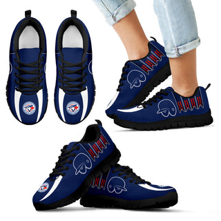 Vintage Four Flags With Streaks Toronto Blue Jays Sneakers