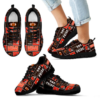 Pride Flag Cleveland Browns Sneakers
