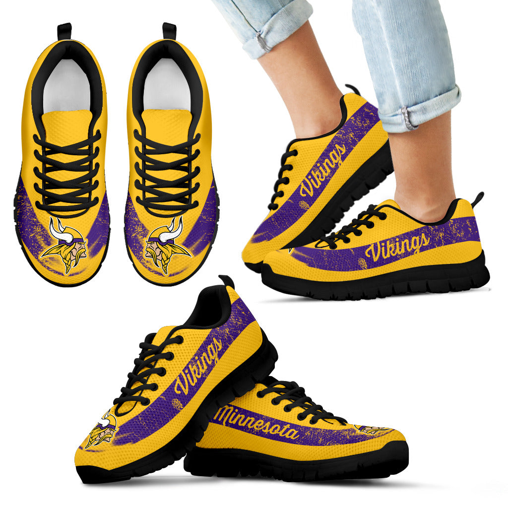 Single Line Logo Minnesota Vikings Sneakers