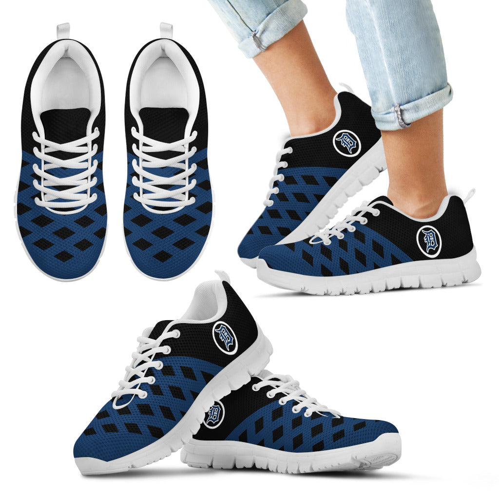 Two Colours Cross Line Detroit Tigers Sneakers – Best Funny Store