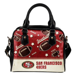 Personalized American Football Awesome San Francisco 49ers Shoulder Handbag