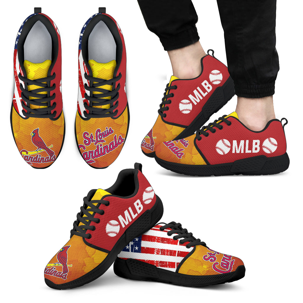 MLB St. Louis Cardinals Unisex Tennis Shoes Sz 4 Mens / 5.5 Womens
