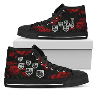 Lovely Rose Thorn Incredible Los Angeles Kings High Top Shoes