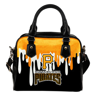 Color Leak Down Colorful Pittsburgh Pirates Shoulder Handbags