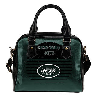 Back Fashion Round Charming New York Jets Shoulder Handbags