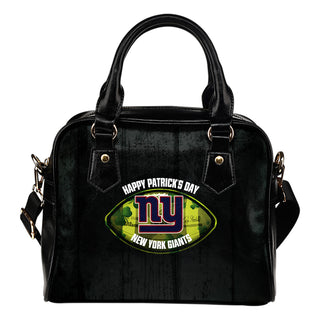 Retro Scene Lovely Shining Patrick's Day New York Giants Shoulder Handbags