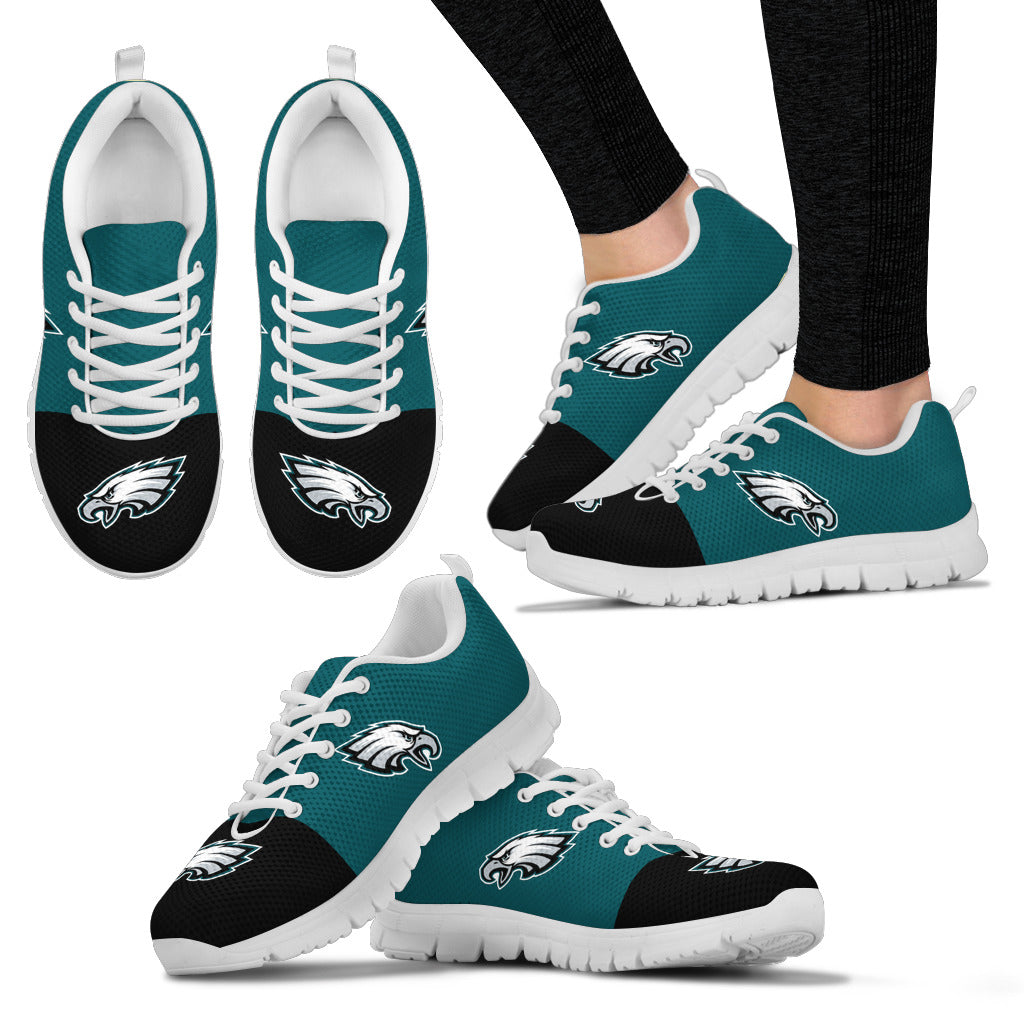 Two Colors Aparted Philadelphia Eagles Sneakers