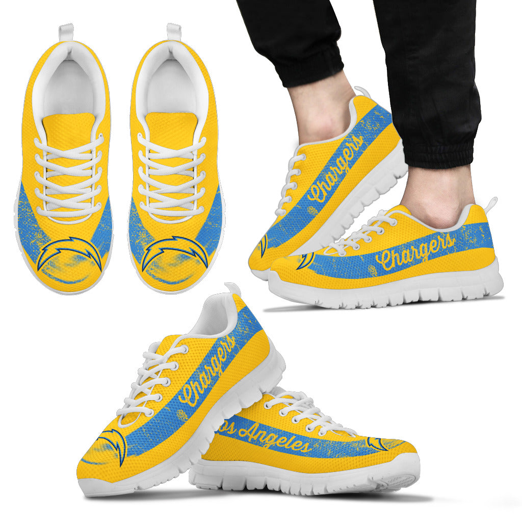 Single Line Logo Los Angeles Chargers Sneakers