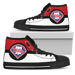 Bright Colours Open Sections Great Logo Philadelphia Phillies High Top Shoes