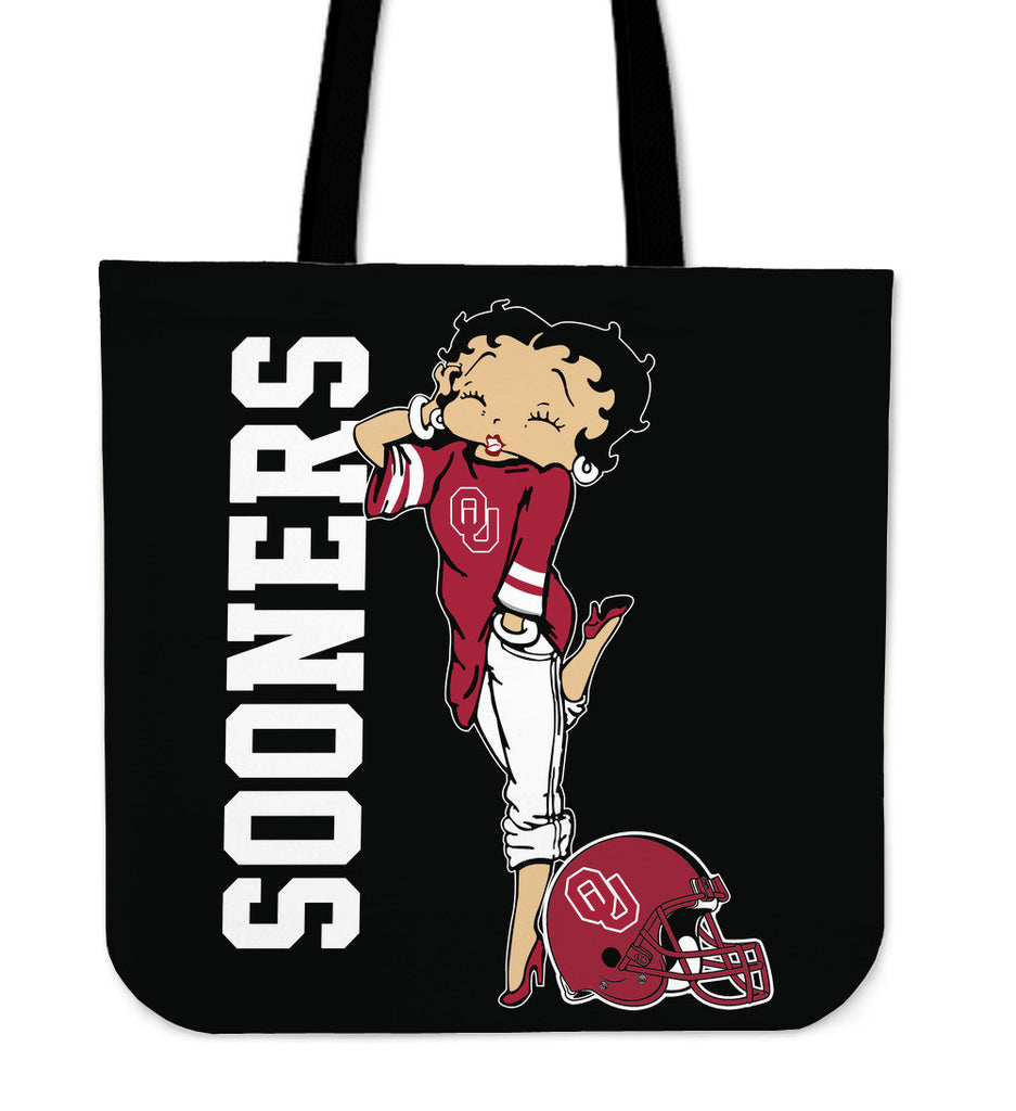 BB Oklahoma Sooners Tote Bag For Women - Best Funny Store