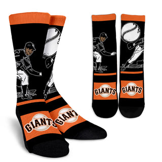 Talent Player Fast Cool Air Comfortable San Francisco Giants Socks