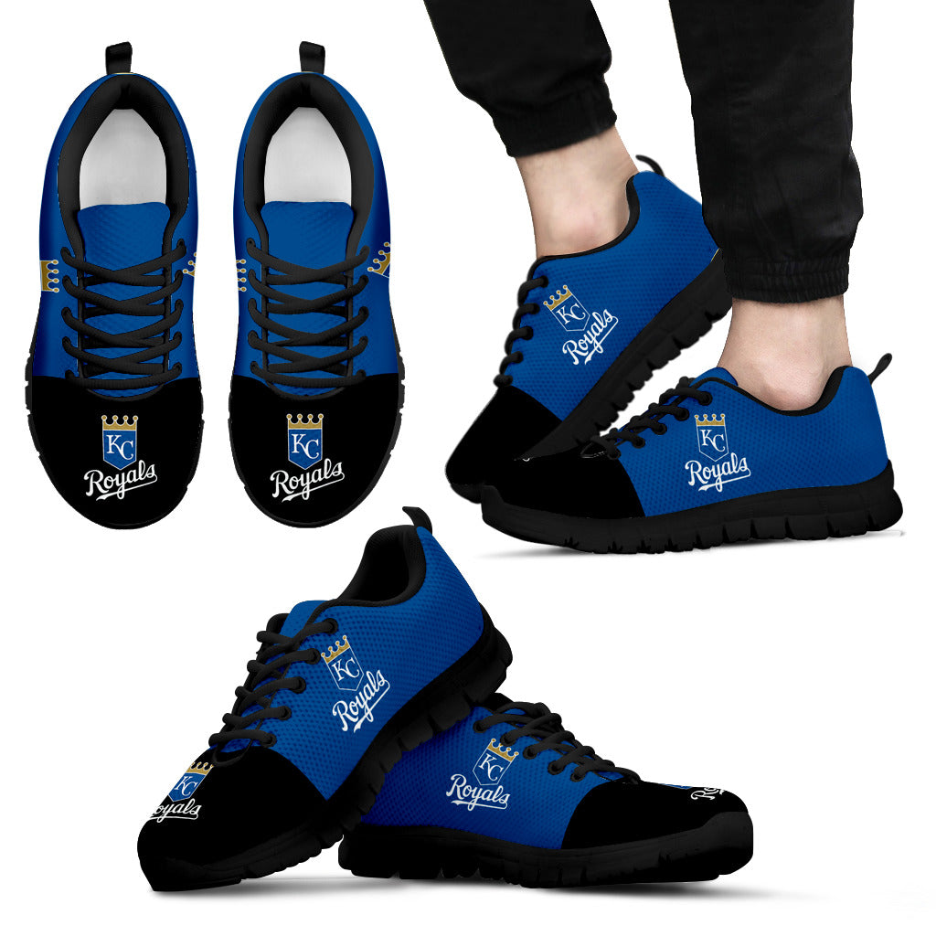 Two Colors Aparted Kansas City Royals Sneakers