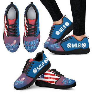 Simple Fashion Los Angeles Dodgers Shoes Athletic Sneakers