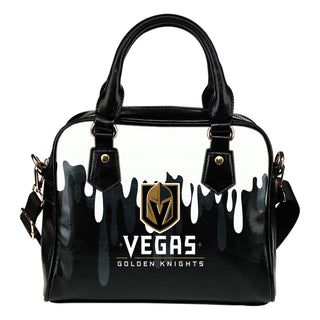Color Leak Down Colorful Vegas Golden Knights Shoulder Handbags