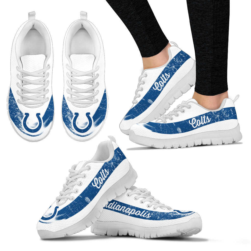 Single Line Logo Indianapolis Colts Sneakers