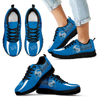 Vintage Four Flags With Streaks Detroit Lions Sneakers