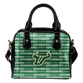 Nice Little Logo South Florida Bulls Shoulder Handbags