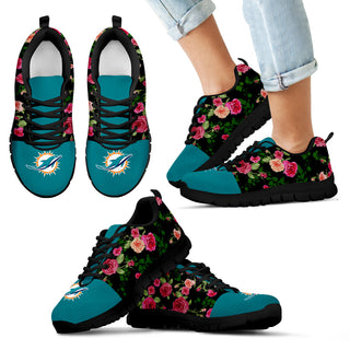 Vintage Floral Miami Dolphins Sneakers