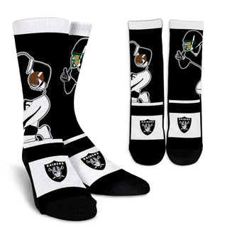 Talent Player Fast Cool Air Comfortable Oakland Raiders Socks