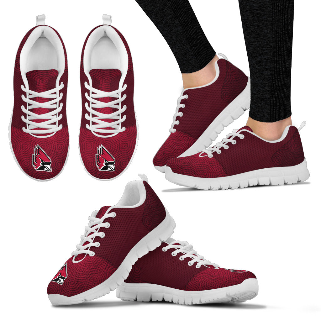 Seamless Line Magical Wave Beautiful Ball State Cardinals Sneakers