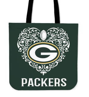 RH Green Bay Packers Tote Bag For Women - Best Funny Store