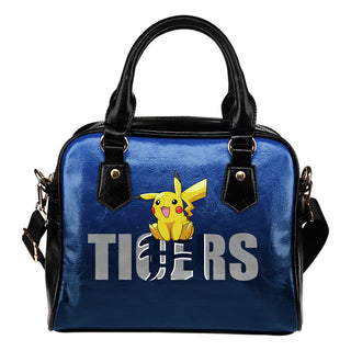 Pokemon Sit On Text Detroit Tigers Shoulder Handbags