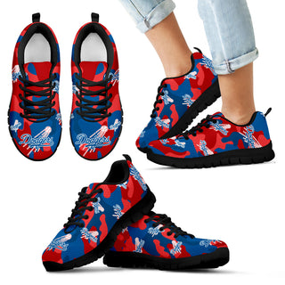 Los Angeles Dodgers Cotton Camouflage Fabric Military Solider Style Sneakers