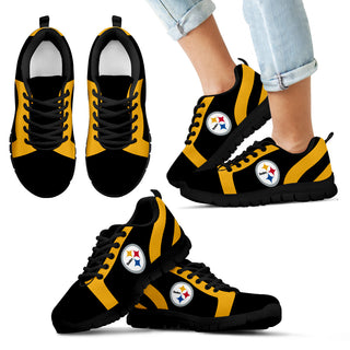 Line Inclined Classy Pittsburgh Steelers Sneakers