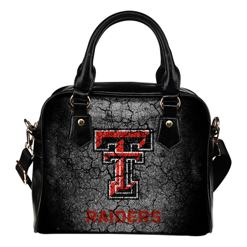 Wall Break Texas Tech Red Raiders Shoulder Handbags Women Purse