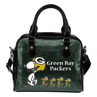 Lovely Animal Team Green Bay Packers Shoulder Handbag