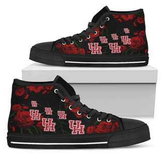 Lovely Rose Thorn Incredible Houston Cougars High Top Shoes