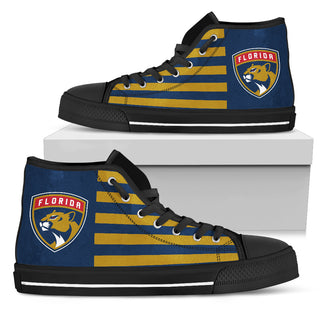 American Flag Florida Panthers High Top Shoes