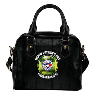 Retro Scene Lovely Shining Patrick's Day Toronto Blue Jays Shoulder Handbags
