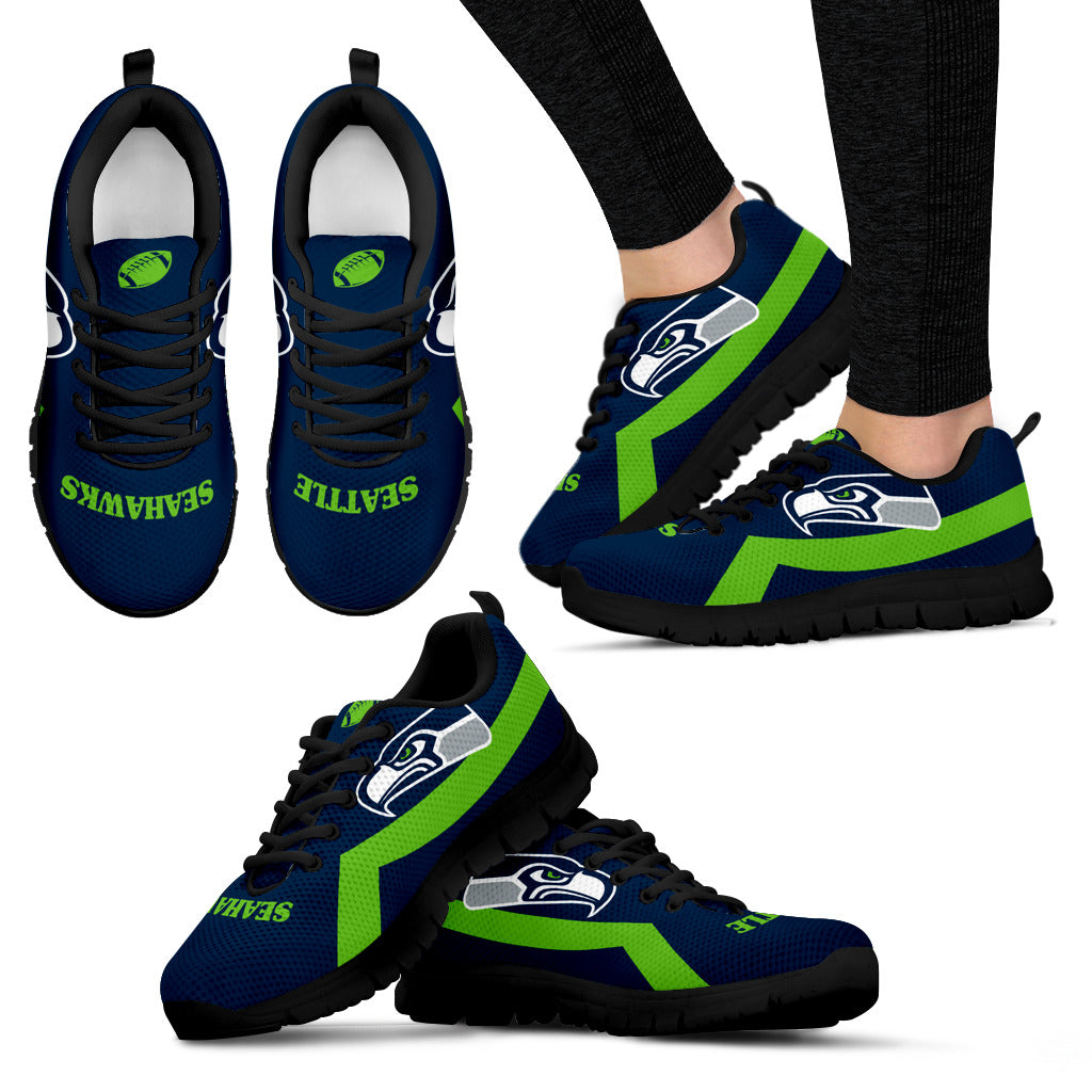 Seattle Seahawks Line Logo Sneakers
