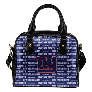 Nice Little Logo New York Giants Shoulder Handbags