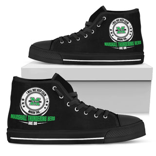 I Will Not Keep Calm Amazing Sporty Marshall Thundering Herd High Top Shoes