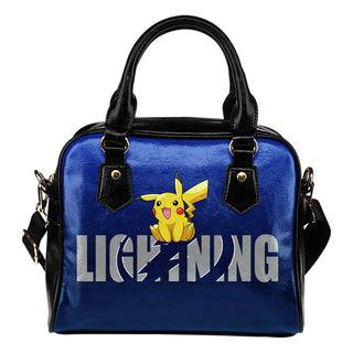 Pokemon Sit On Text Tampa Bay Lightning Shoulder Handbags