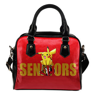 Pokemon Sit On Text Ottawa Senators Shoulder Handbags