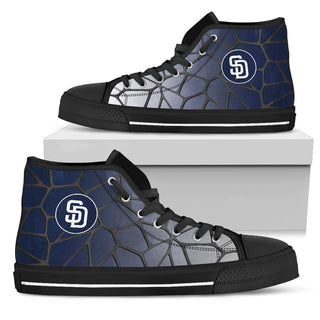 Colors Air Cushion San Diego Padres Gradient High Top Shoes