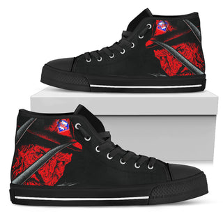 Philadelphia Phillies Nightmare Freddy Colorful High Top Shoes