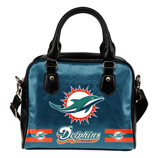 Miami Dolphins For Life Shoulder Handbags