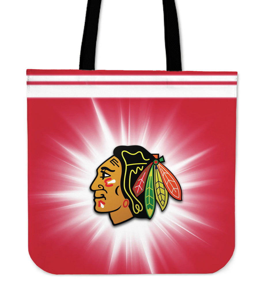 Chicago Blackhawks Flashlight Tote Bags - Best Funny Store