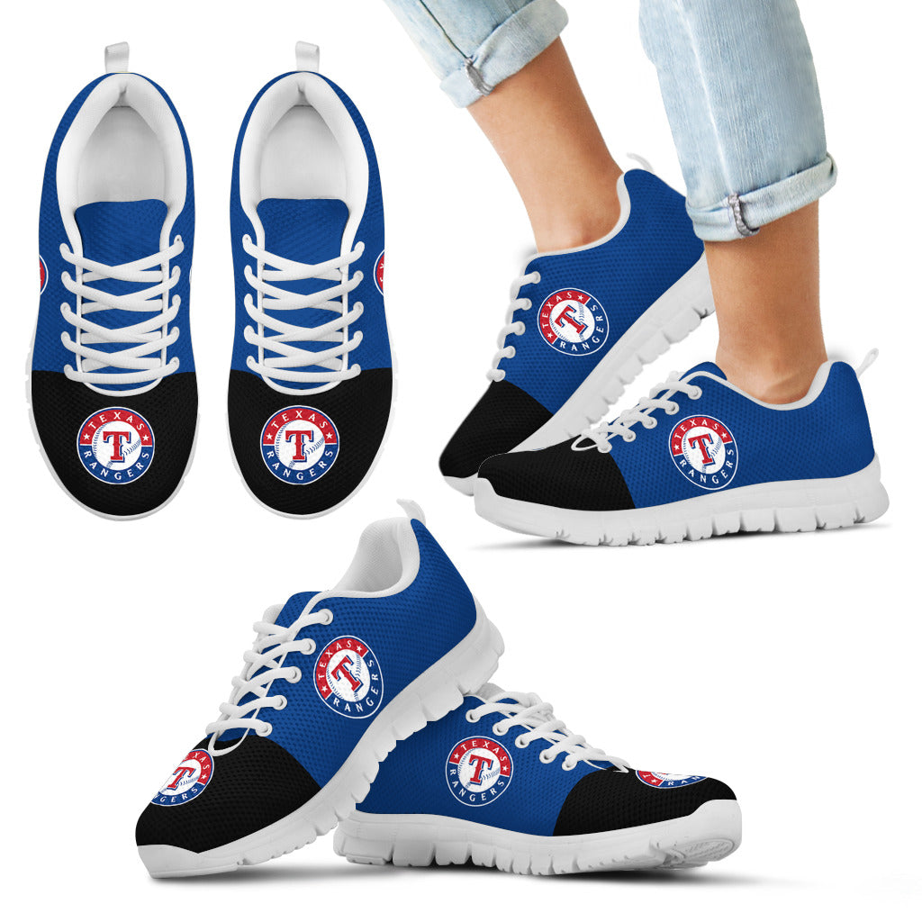 Two Colors Aparted Texas Rangers Sneakers