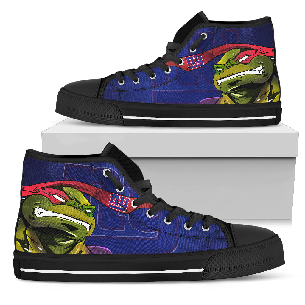 Turtle New York Giants Ninja High Top Shoes