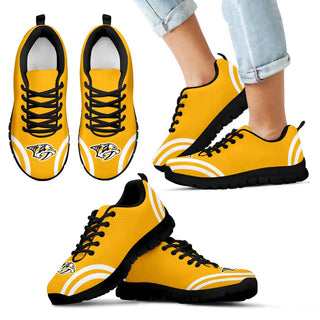 Lovely Curves Stunning Logo Icon Nashville Predators Sneakers