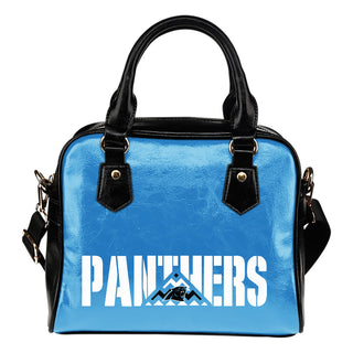 Carolina Panthers Mass Triangle Shoulder Handbags