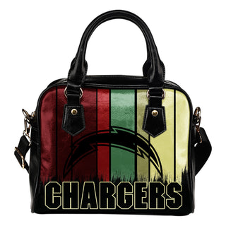 Vintage Silhouette Los Angeles Chargers Purse Shoulder Handbag