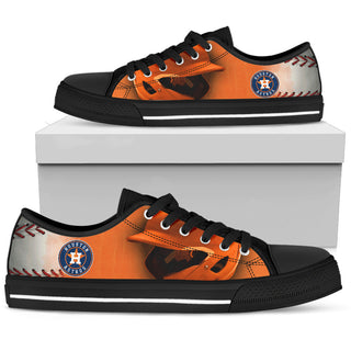 Artistic Scratch Of Houston Astros Low Top Shoes